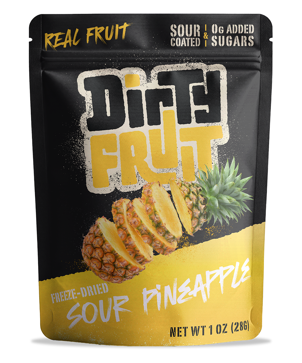 Sour Pineapple front of pouch