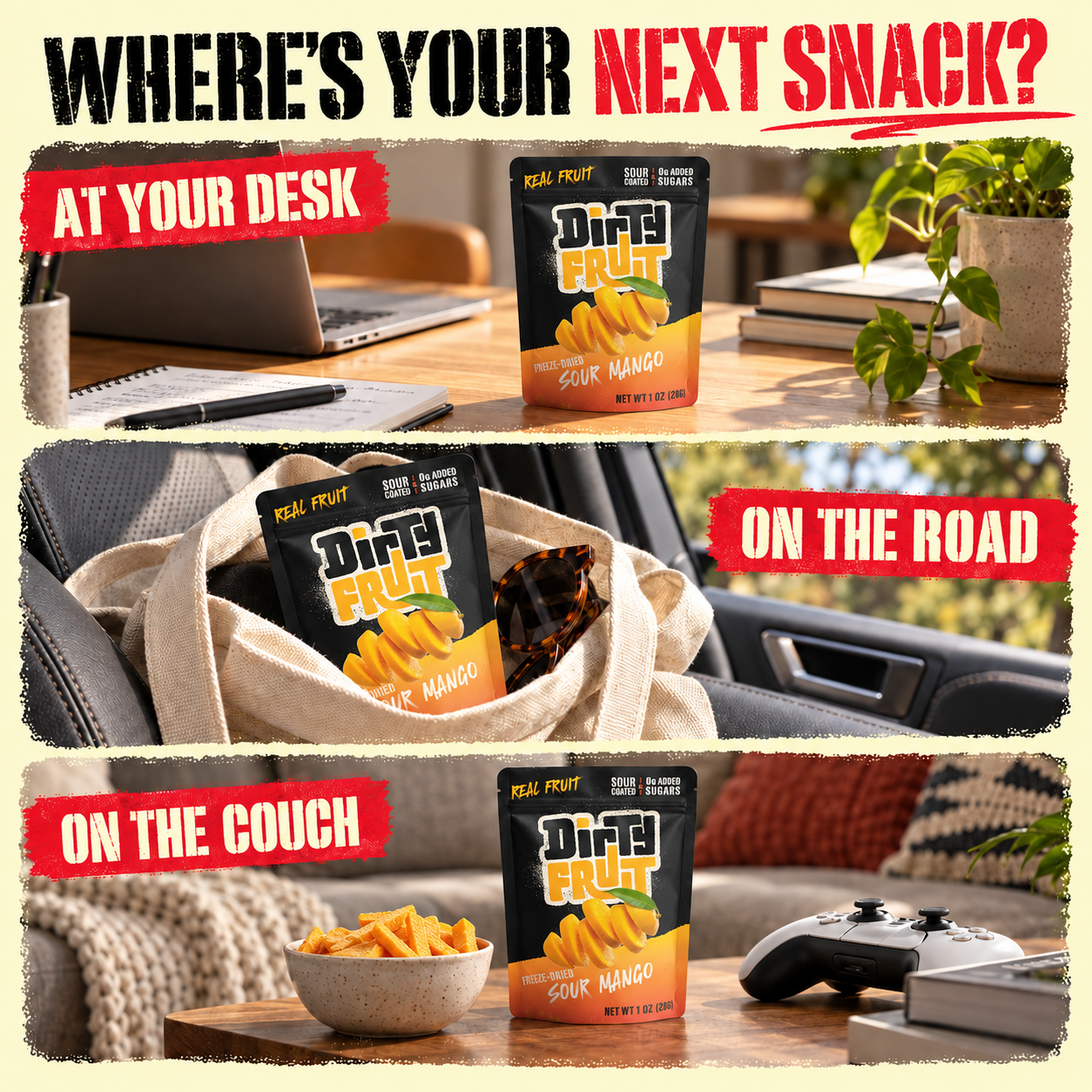 Sour Mango: Where's your next snack?